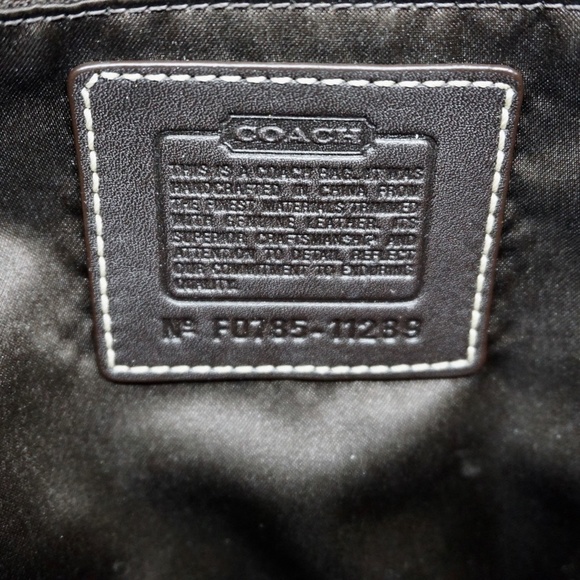 **SOLD** Coach | Signature C Canvas & Leather Bag - Picture 3 of 8